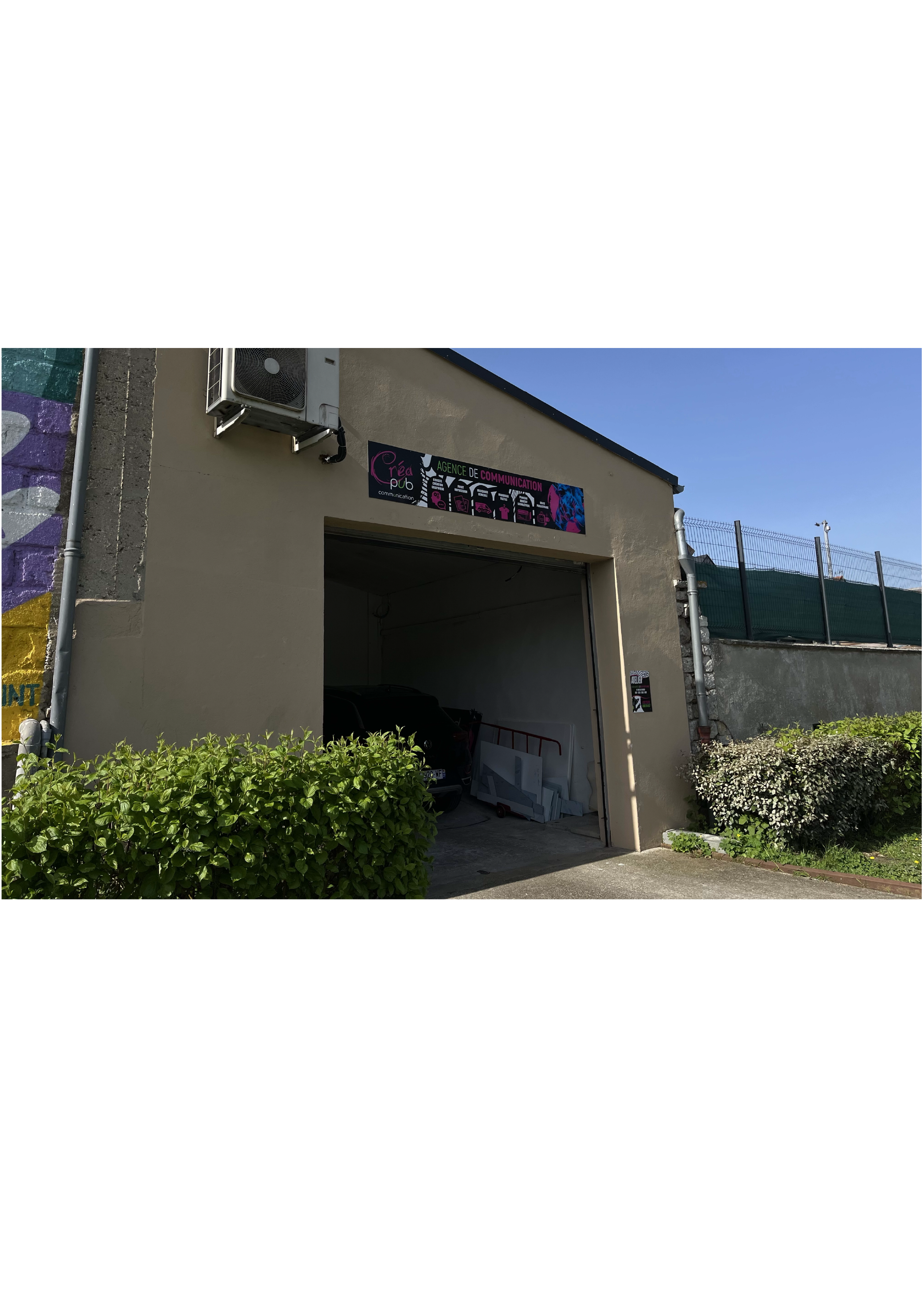 Façade atelier Créapub